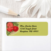 トマトガーデニング熟したつる植物差出人住所ラベル ラベル (インサイチュ)