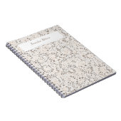 トマトガールエステティックヴィンテージレースとリネン ノートブック (右側)