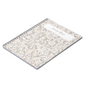 トマトガールエステティックヴィンテージレースとリネン ノートブック (左側)