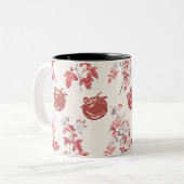 トマトガールエステティックヴィンテージ野菜 ツートーンマグカップ (正面左)