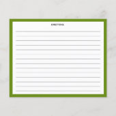 トマトキッチンレシピカード (裏面)