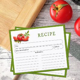 トマトキッチンレシピカード