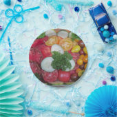 トマトキュウリ紙プレート ペーパープレート (パーティー)