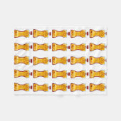 トマトケチャップ フリースブランケット (正面(横))