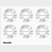 トマトサルサスケッチラモダンベル ラウンドシール (シート)