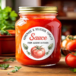 トマトジュースカスタムヴィンテージスタイル缶詰 ラウンドシール