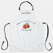 「トマトジョークパーソナライズされた」 エプロン (正面)