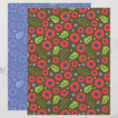 トマトスクラップブック紙 (正面/裏面)