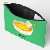 トマトスープ及びグリルチーズサンドイッチ アクセサリーポーチ (見開き)