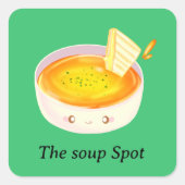 トマトスープ及びグリルチーズサンドイッチ スクエアシール (正面)