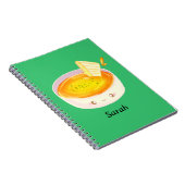 トマトスープ及びグリルチーズサンドイッチ ノートブック (右側)