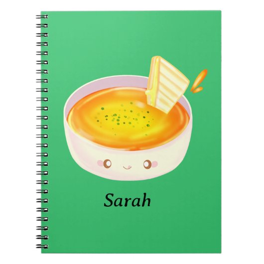 トマトスープ及びグリルチーズサンドイッチ ノートブック (正面)