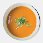 トマトスープ食品冷凍機磁石のボウル マグネット (正面)