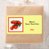 トマトソースオーガニックホーム保存用ラベル ラベル (インサイチュ)