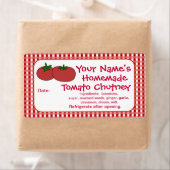 トマトソースパーソナライズされたジャム缶詰ジャムラベル ラベル (インサイチュ)