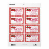 トマトソースパーソナライズされたジャム缶詰ジャムラベル ラベル (フルシート)