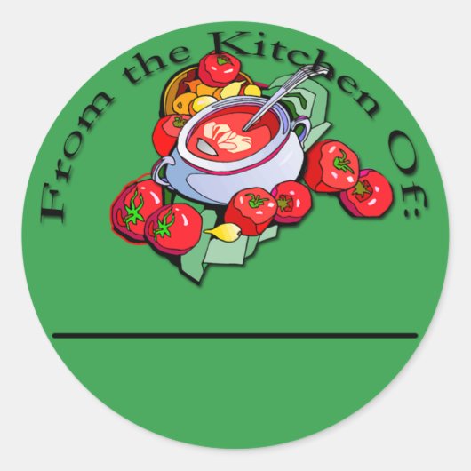 トマトソース缶詰ラベル ラウンドシール (正面)