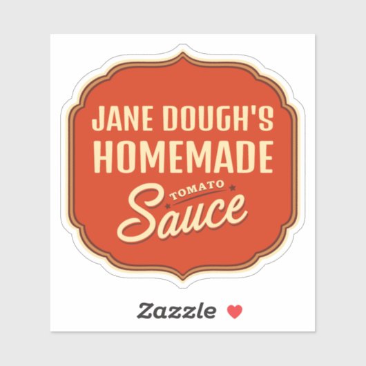 トマトソース シール (シート)