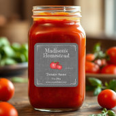 トマトソース |正方形ステッカー スクエアシール