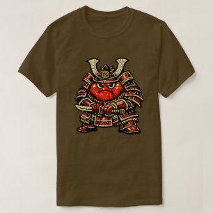 トマトタンク - 楽しい野菜の重装侍 Tシャツ