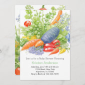 トマトタンゴベビーシャワー 招待状 (正面/裏面)