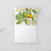 トマトディル花写真ノートカード ノートカード (内部)