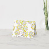 トマトディル花写真ノートカード ノートカード (裏面)