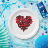 トマトハート ペーパープレート (パーティー)