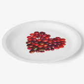 トマトハート ペーパープレート (アングル)