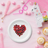 トマトハート ペーパープレート (パーティー)