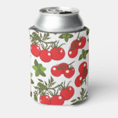 トマトバジルシームレスキッチンパターン 缶クーラー (缶裏面)