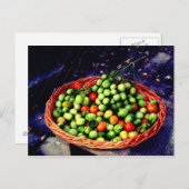 トマトバスケット ポストカード (正面/裏面)