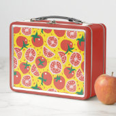 トマトパターン メタルランチボックス (インサイチュ)