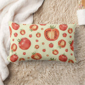 トマトパターン ランバークッション (ブランケット)