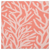 トマトビスク沿岸の水色ピンクサンゴ ファブリック (見本)