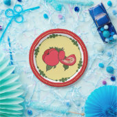 トマトピクニックプレート ペーパープレート (パーティー)