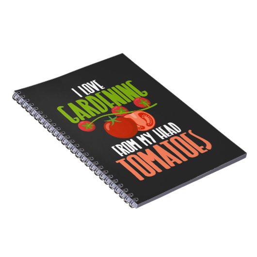 トマトプラ笑わされるントガーデニングトマト引用文 ノートブック (右側)