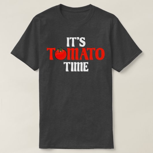 トマトベジタブルビーガンガーデナーベジタリアンガー Tシャツ (デザイン正面)