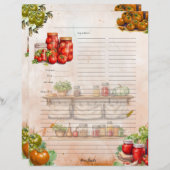 トマトペーストフルページレシピ (正面/裏面)