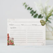 トマトペースト基本レシピカード エンクロージャーカード (スタンド正面)