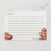 トマトペースト基本レシピカード エンクロージャーカード (裏面)