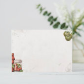 トマトペースト基本空白のレシピカード エンクロージャーカード (スタンド正面)