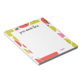 トマトメモパーソナライズされた帳 ノートパッド (アングル)