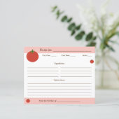 トマトレシピカード (スタンド正面)