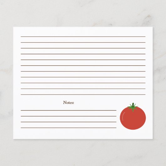 トマトレシピカード (裏面)