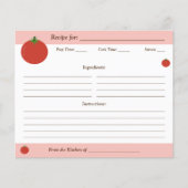 トマトレシピカード (正面)