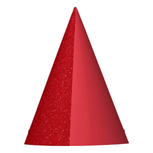 トマトレッドのデュアルテクスチャカスタムパーティー帽子 パーティーハット