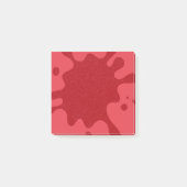 トマトレッドスプラッシュカスタムポストイット®ノート ポストイット (正面)