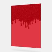 トマトレッドドリップアクリルウェルカムサインカスタマイズ-  アクリルサイン (傾斜)