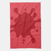 トマトレッドドリップカスタムキッチンタオル キッチンタオル (縦)